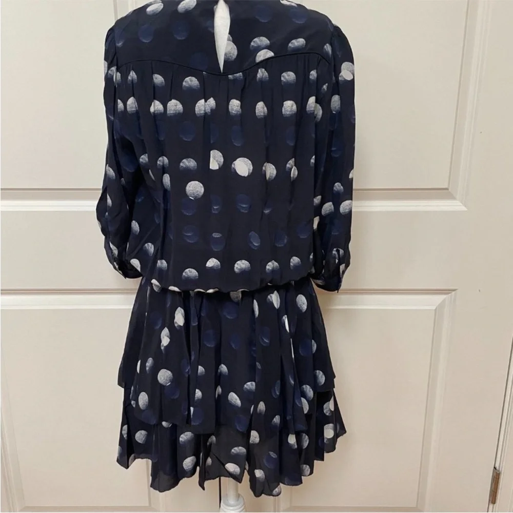 Zadig and Voltaire Rooka Dot Mini Silk Dress XS - Picture 4 of 4